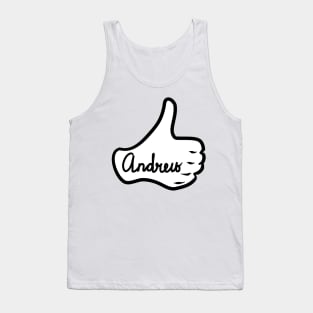 Men name Andrew Tank Top